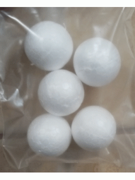 Stiropor kugla 3 set/5
